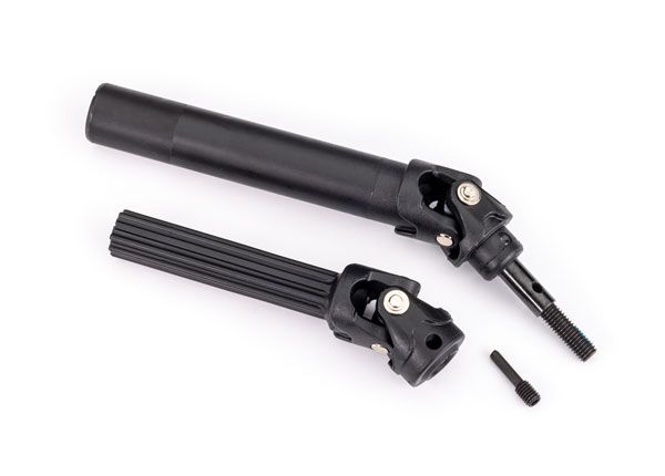 Traxxas Driveshaft assembly, front or rear, Maxx® Duty (1) - Click Image to Close
