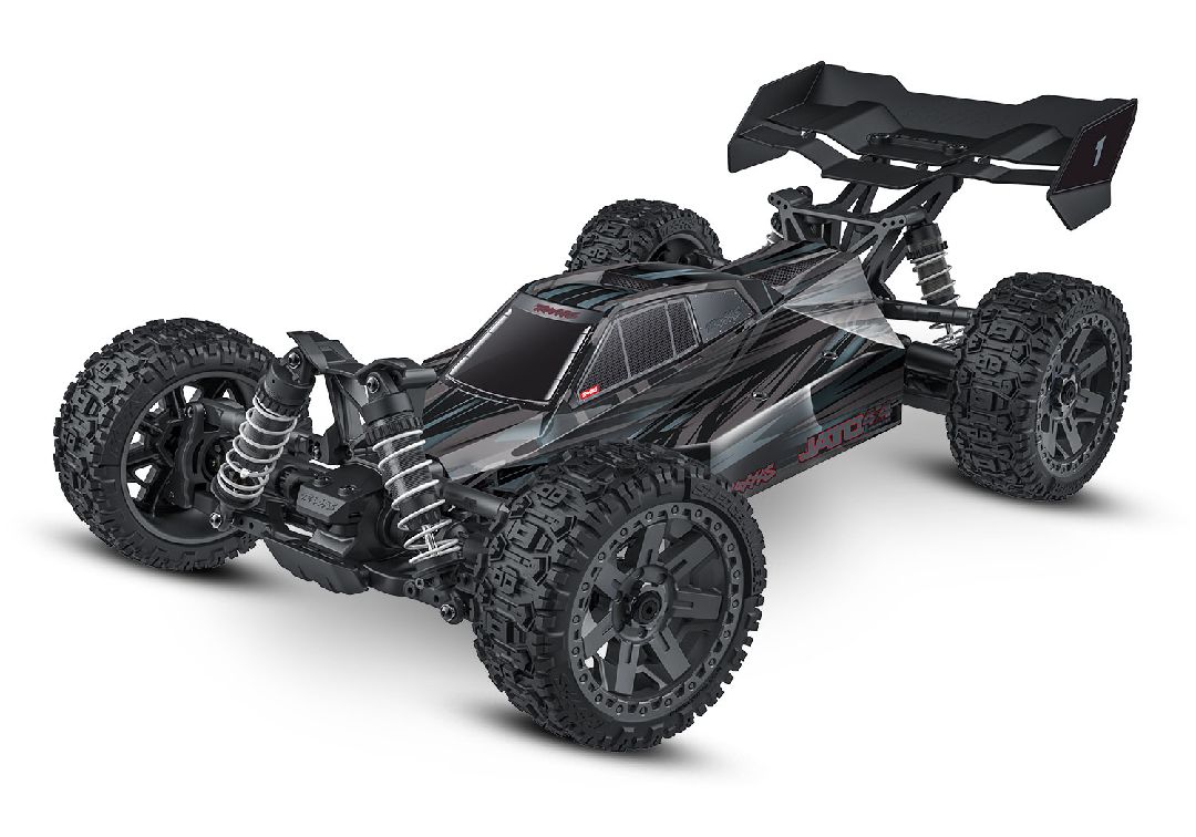 Traxxas Jato 4x4 Brushless BL-2S with clipless body - Black