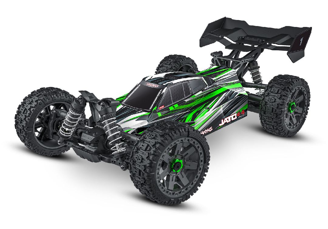 Traxxas Jato 4x4 Brushless BL-2S with clipless body - Green