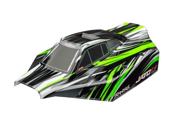 Traxxas Body, Jato® 4X4 Brushless, green (painted)