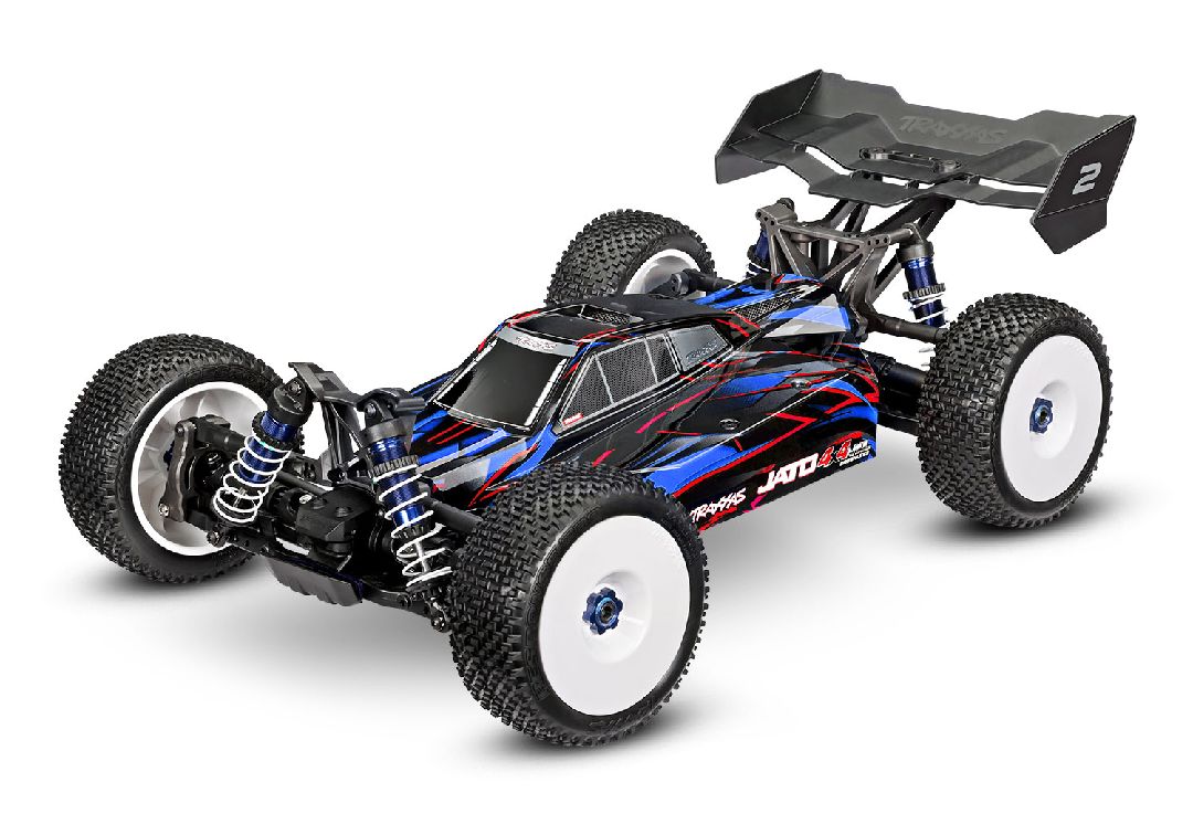 Jato 4X4 VXL: 1/8 Scale 4WD Electric Racing Buggy with TQi™ Traxxas Link™ Enabled 2.4GHz Radio System & Traxxas Stability Management (TSM) - Blue