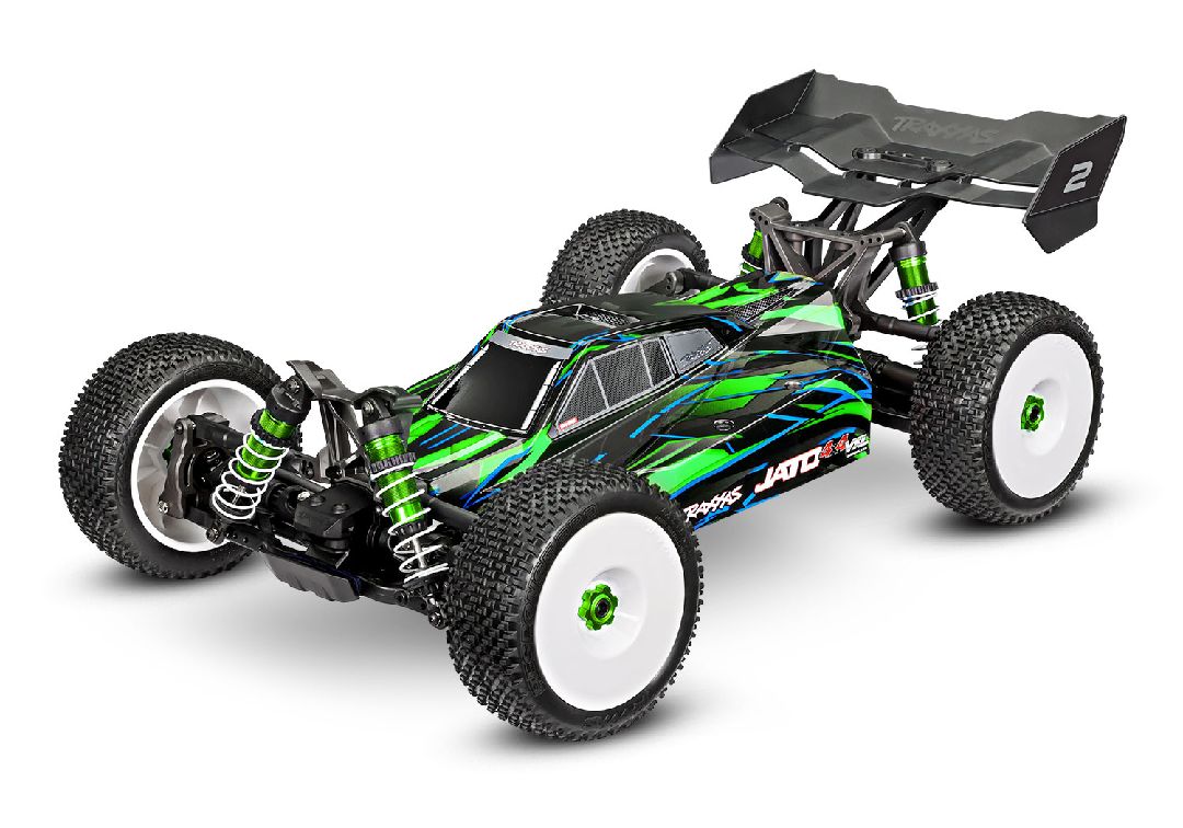 Traxxas Jato 4x4 VXL 1/8 Scale w/ Clipless Body - Green