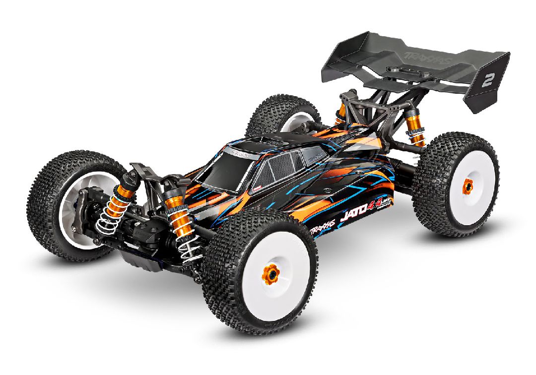 Jato 4X4 VXL: 1/8 Scale 4WD Electric Racing Buggy with TQi™ Traxxas Link™ Enabled 2.4GHz Radio System & Traxxas Stability Management (TSM) - Orange