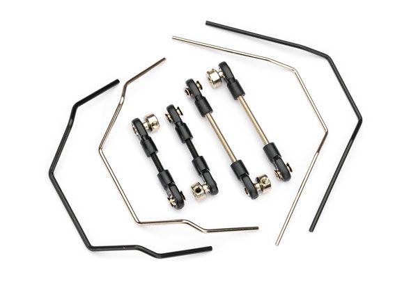 Traxxas Sway bar kit (front and rear) (includes front and rear sway bars and adjustable linkage)