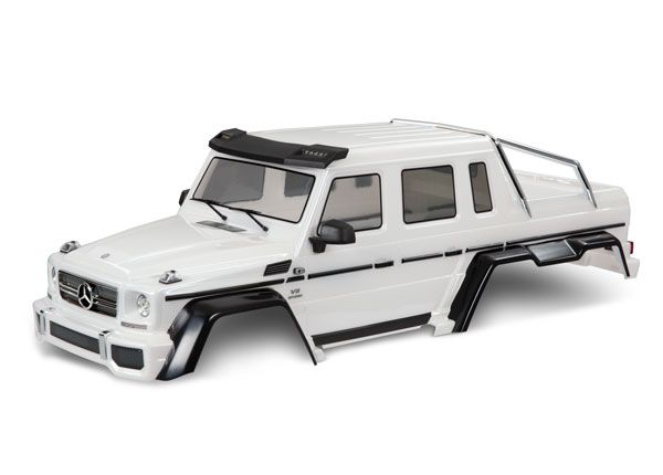 Traxxas Body, Mercedes-Benz G 63 (gloss white metallic)