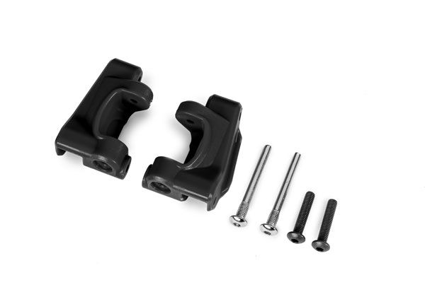 Traxxas Caster blocks, extreme heavy duty, black (2)(for #9182) - Click Image to Close