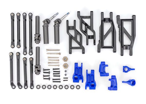 Traxxas Upgrade Kit, HD, blue (fits 2WD Rustler/Stampede) - Click Image to Close
