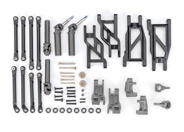 Traxxas Upgrade Kit, HD, gray (fits 2WD Rustler/Stampede)