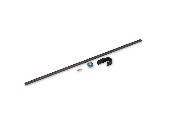 Traxxas Driveshaft, Center, Steel (249mm)/ Pin/ Support, Center Driveshaft/ 5X11X4 Bearing