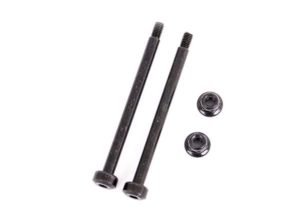 Traxxas Suspension pins, outer, front, 3.5x48.2mm (hardened steel) (2)/ M3x0.5mm NL, flanged (2)