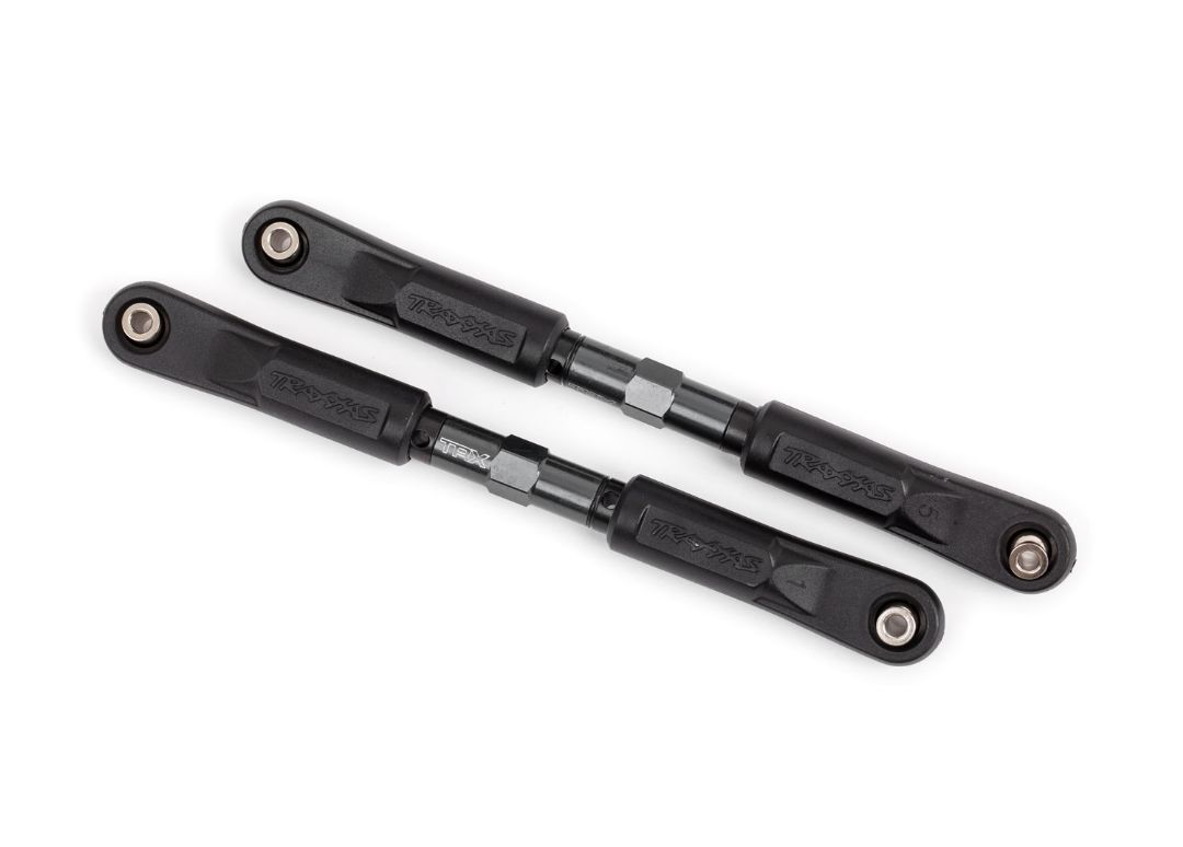 Traxxas Camber Links, Front, Sledge (Tubes Dark Titanium-Anodized, 7075-T6 Aluminum, Stronger Than Titanium) (117Mm) (2)/ Rod Ends, Assembled With Steel Hollow Balls (4)/ Aluminum Wrench, 8Mm (1)