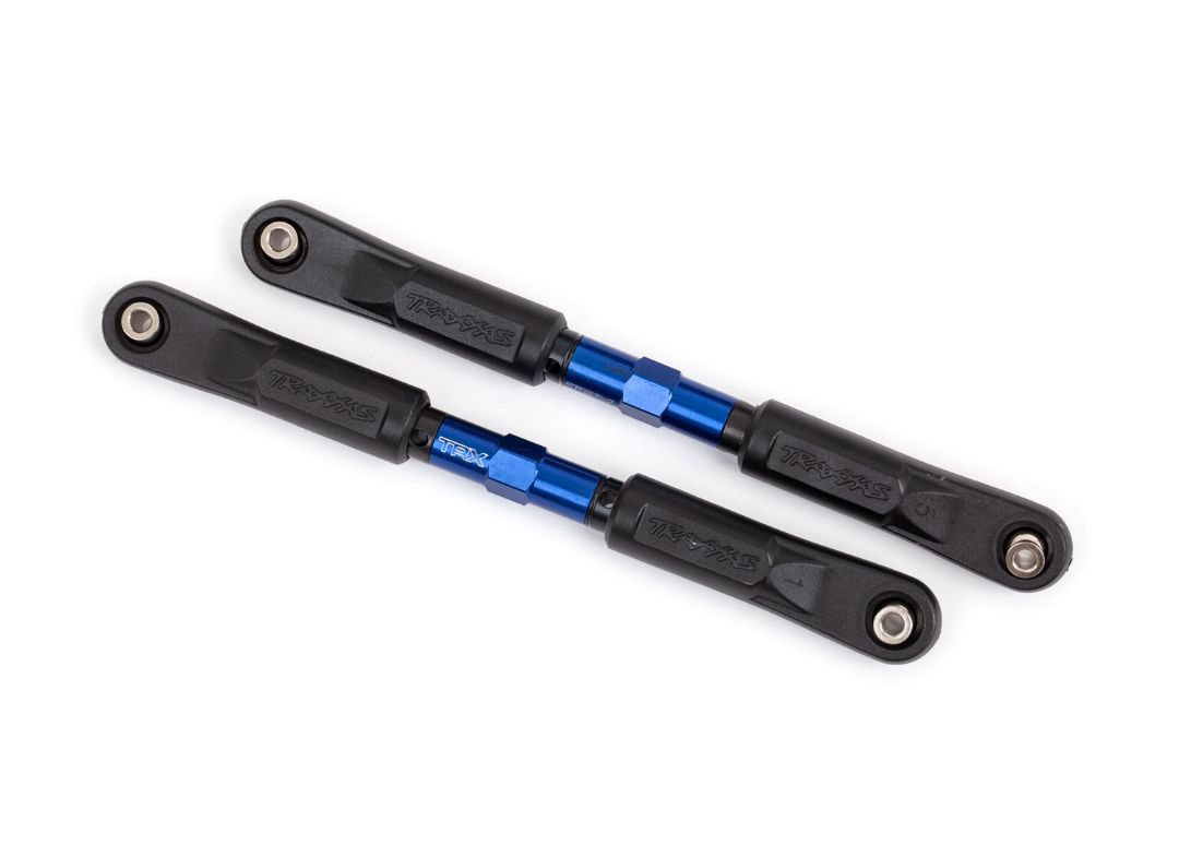 Traxxas Camber Links, Front, Sledge (Tubes Blue-Anodized, 7075-T6 Aluminum, Stronger Than Titanium) (117Mm) (2)/ Rod Ends, Assembled With Steel Hollow Balls (4)/ Aluminum Wrench, 8Mm (1)