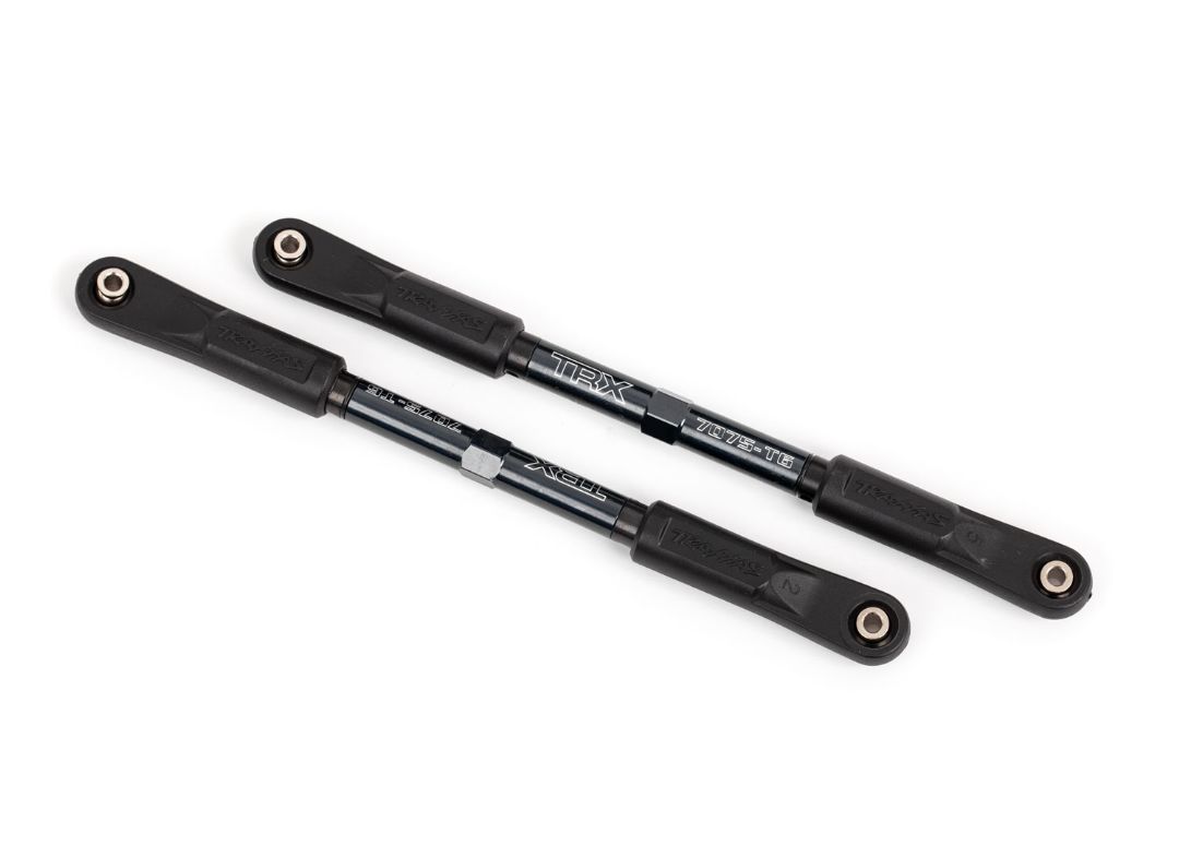 Traxxas Camber Links, Rear, Sledge (Tubes Dark Titanium-Anodized, 7075-T6 Aluminum, Stronger Than Titanium) (144Mm) (2)/ Rod Ends, Assembled With Steel Hollow Balls (4)/ Aluminum Wrench, 8Mm (1)