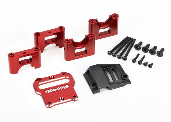 Traxxas Mount, Center Differential Carrier, 6061-T6 Aluminum (Red-Anodized)