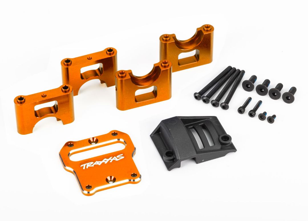 Traxxas Mount, Center Differential Carrier, 6061-T6 Aluminum (Orange-Anodized)