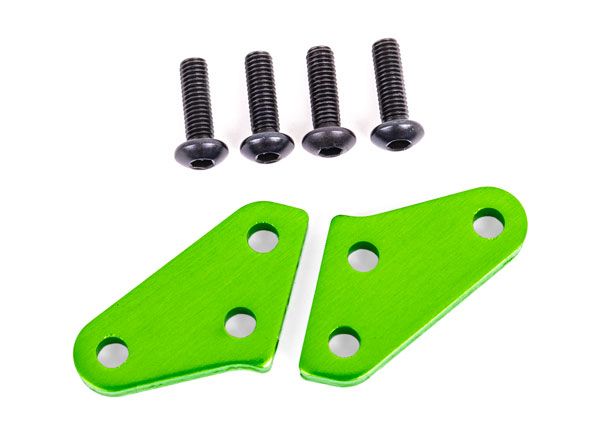 Traxxas Steering Block Arms (Aluminum, Green-Anodized) (2) (Fits TRA9635 Series & 9637 Series Steering Blocks)