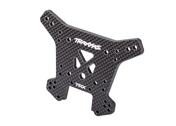 Traxxas Shock Tower, Rear, 5mm (Carbon Fiber) (Fits Sledge)