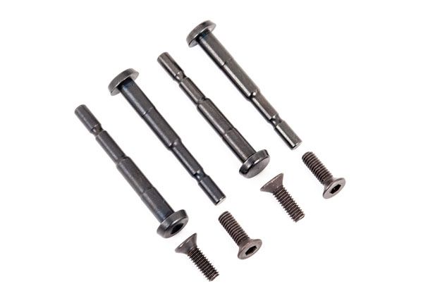 Traxxas Shock Pins, Hardened Steel (Front (2),Rear (2))/ 2.5X8mm ccs (4)