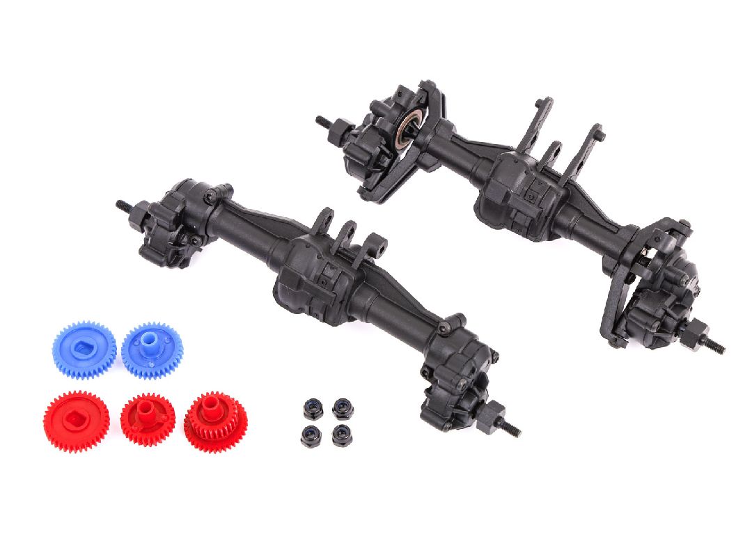 Traxxas Portal kit, complete (2.56:1 reduction) (front & rear)