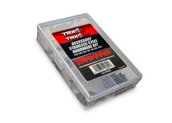 Traxxas Hardware kit, Stainless Steel (1/18 TRX-4MT & TRX-4M)