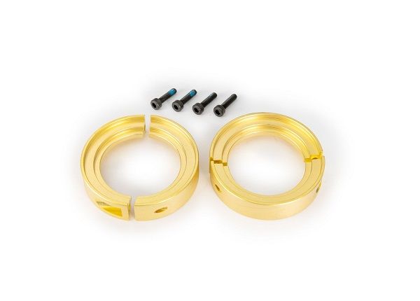 Traxxas Wheel weights, brass (31 grams per wheel) (2)