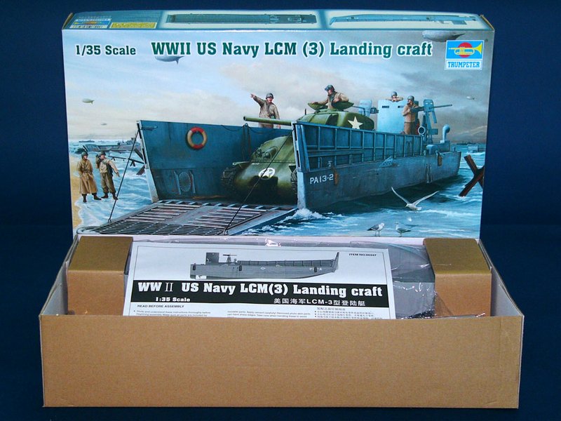 Trumpeter 1/35 WW II US Navy LCM(3) Landing craft