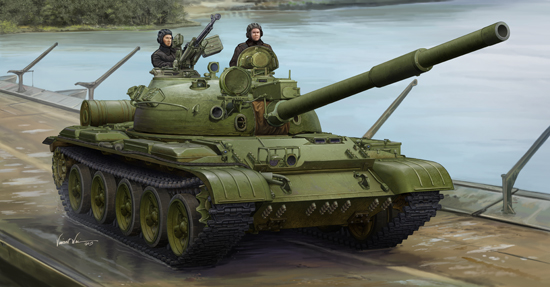 Trumpeter 1/35 Russian T-62 Mod.1975 (Mod.1972+KTD2) - Click Image to Close