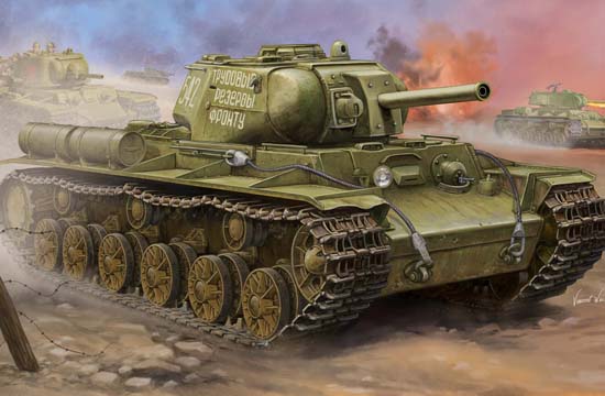 Trumpeter 1/35 Soviet KV-8S Heavy Tank