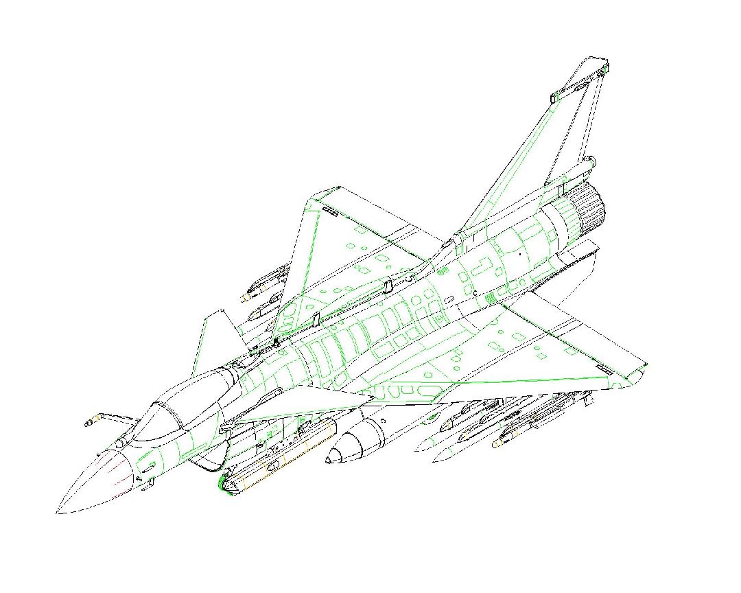 Trumpeter 1/72 Chinese J-10C Fighter