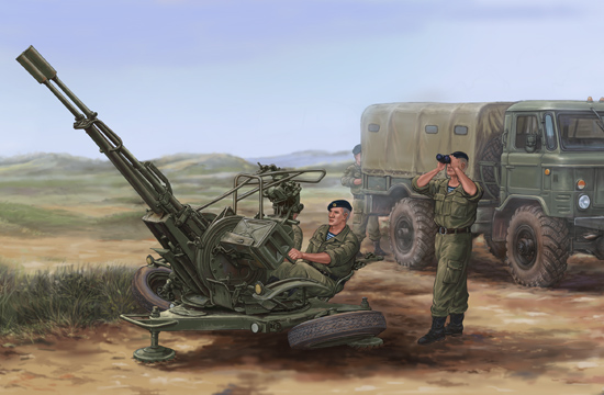 Trumpeter 1/35 Russian ZU-23-2 Anti-Aircraft Gun