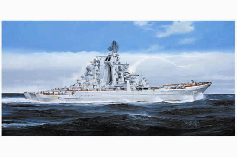 Trumpeter 1/350 Russian battlecruiser Admiral Ushakov (ex-Kirov)