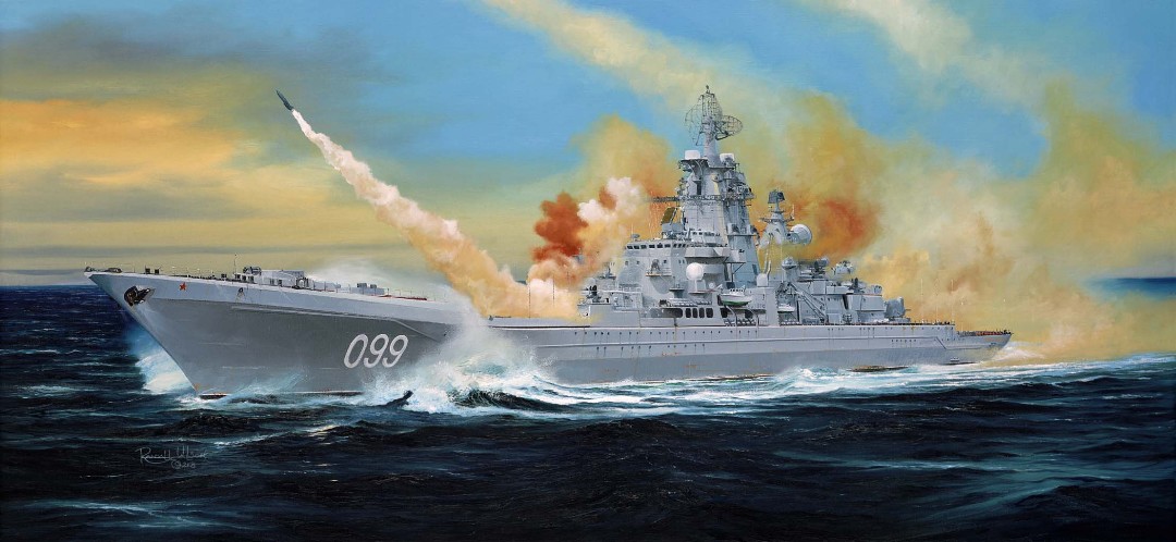 Trumpeter 1/350 Russian battlecruiser Pyotr Velikiy Ex-Yuki Andropov