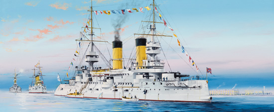 Trumpeter 1/350 Russian Navy Tsesarevich Battleship 1904