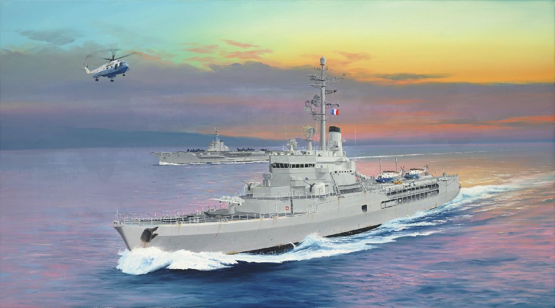 Trumpeter 1/350 French Navy Cruiser Jeanne d’Arc 1964 - Click Image to Close