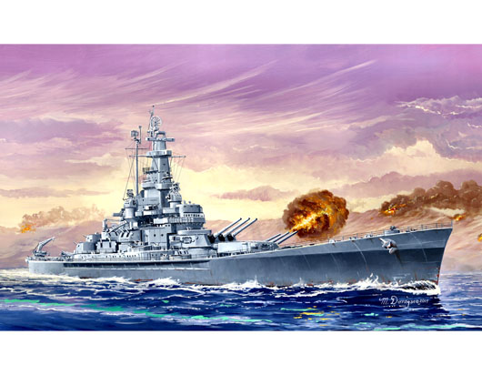 Trumpeter 1/700 USS Massachusetts (BB-59)