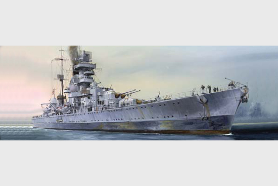 Trumpeter 1/700 German cruiser Prinz Eugen 1945