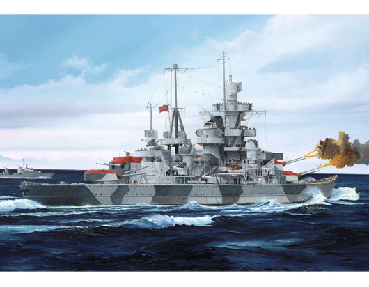 Trumpeter 1/700 German Cruiser Admiral Hipper 1941