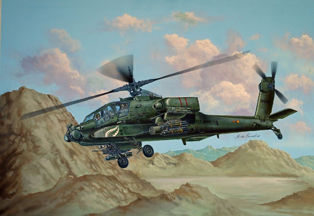 Trumpeter 1/48 AH-64A Apache - Click Image to Close