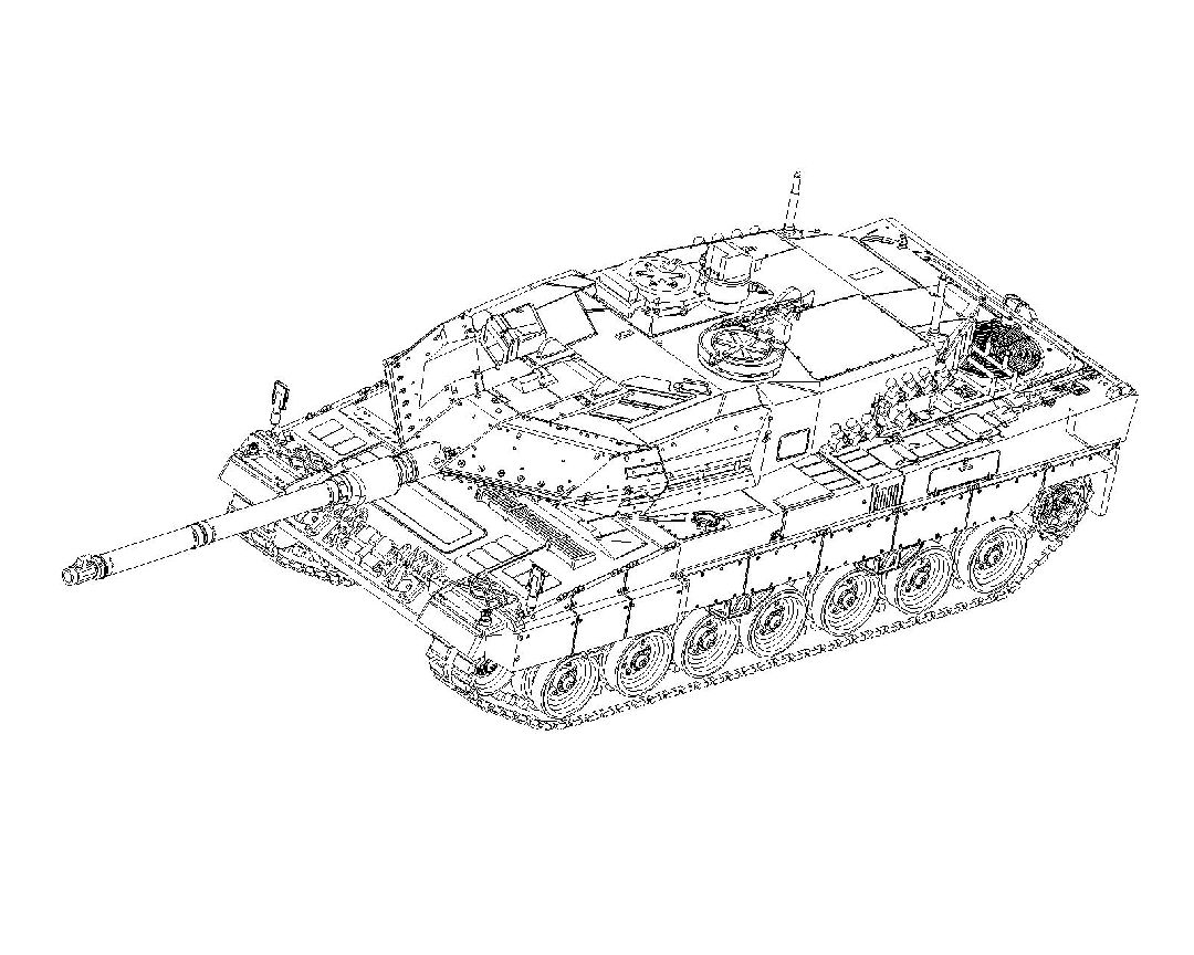 Trumpeter 1/72 German Leopard 2A6 Main Battle Tank (MBT)