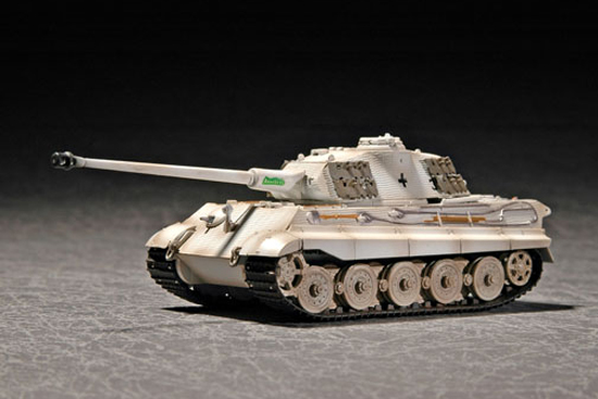 Trumpeter 1/72 King Tiger Porsche Turret w/Zimmerit - Click Image to Close