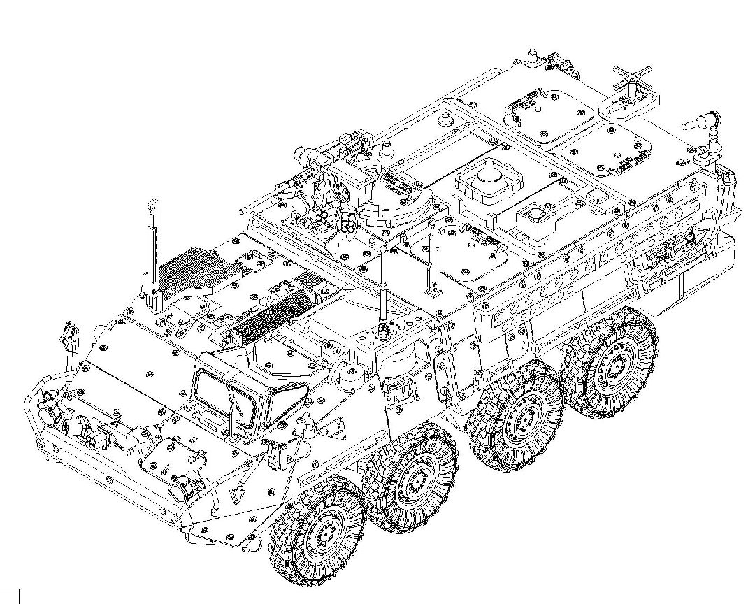 Trumpeter 1/72 M1130 Stryker Command Vehicle