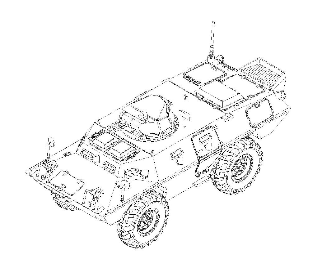 Trumpeter 1/72 M706 Commando Armored Car in Vietnam