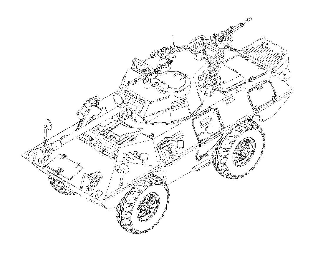 Trumpeter 1/72 LAV-150 APC 90mm Mecar Gun - Click Image to Close