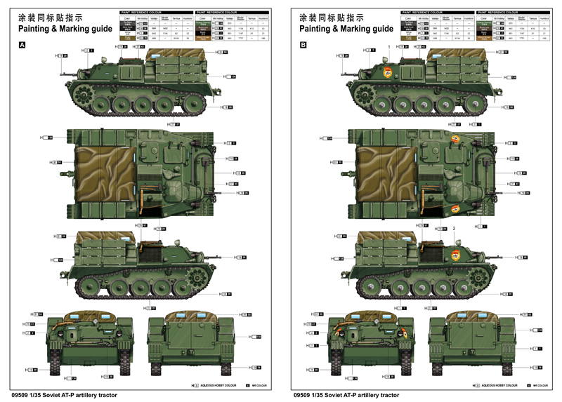 Trumpeter 1/35 Soviet AT-P artillery tractor