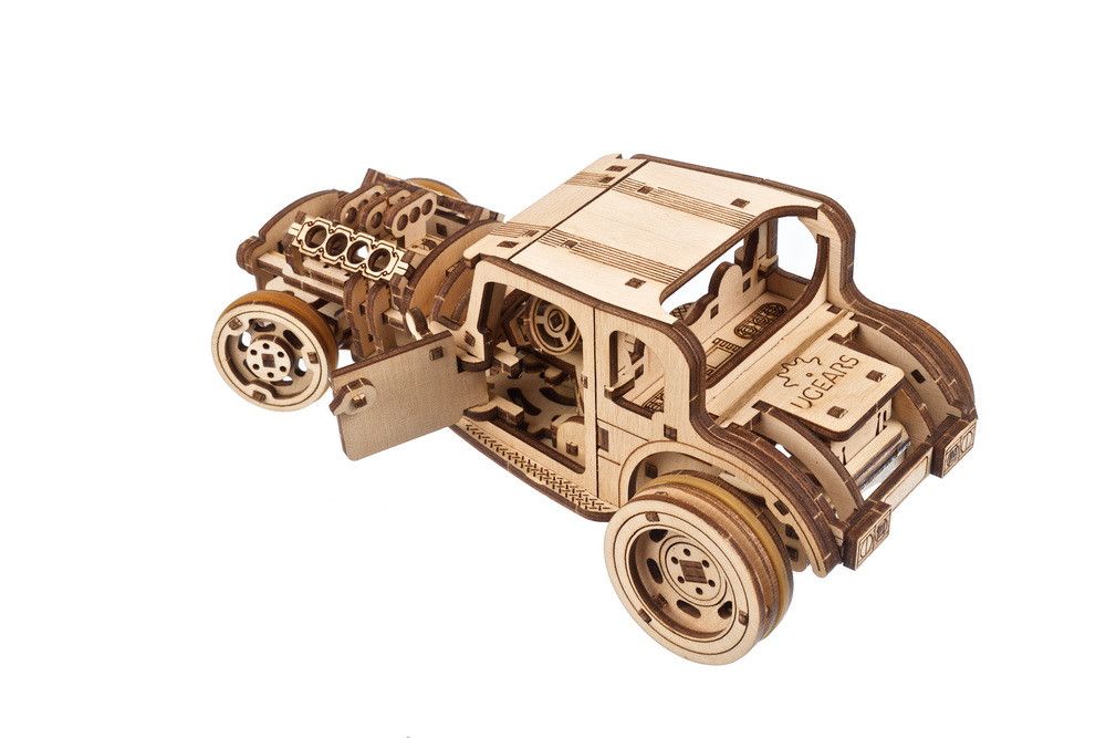 Ugears Hot Rod Furious Mouse - 207 Pieces