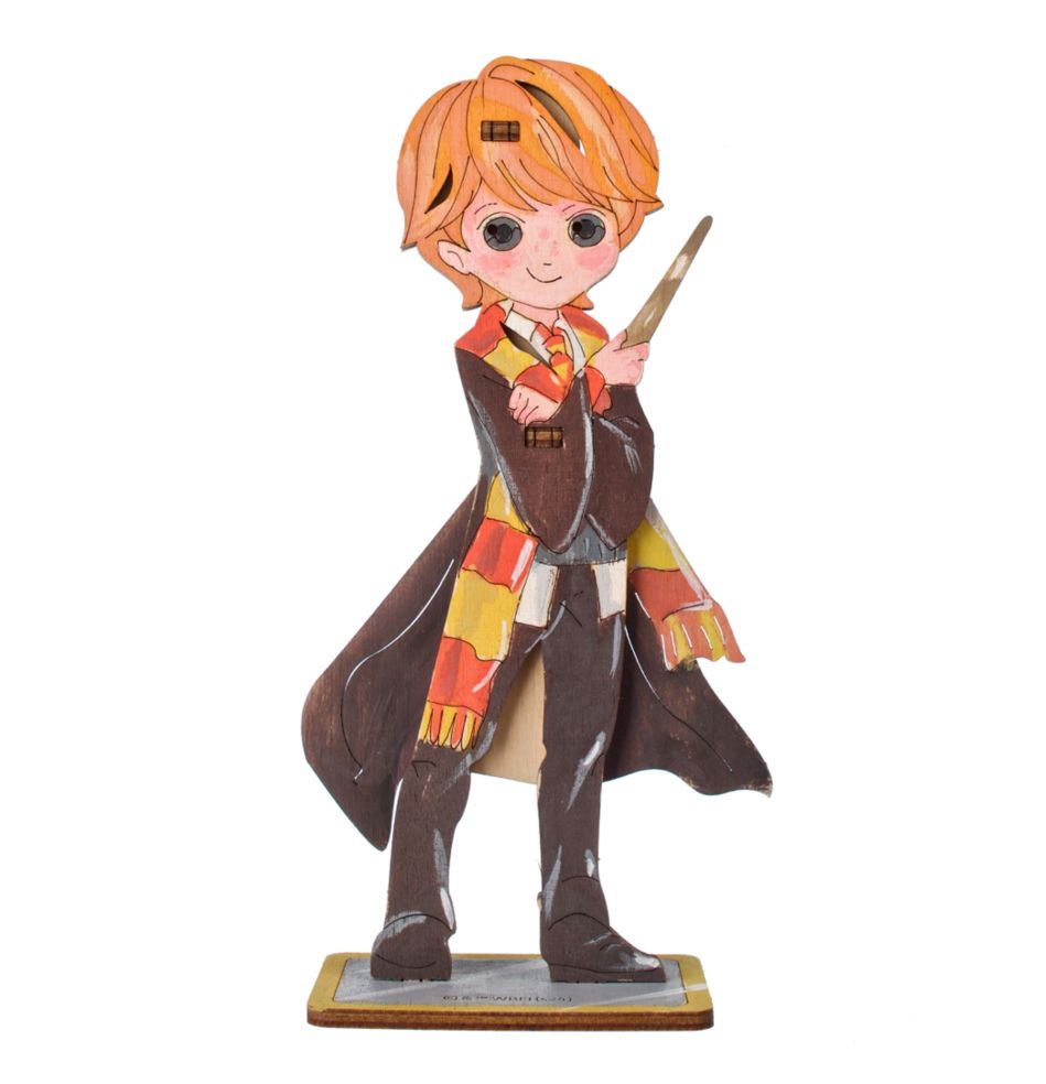 Ugears Ronald Weasley Wooden 3D-Puzzle Coloring - 5 Pieces