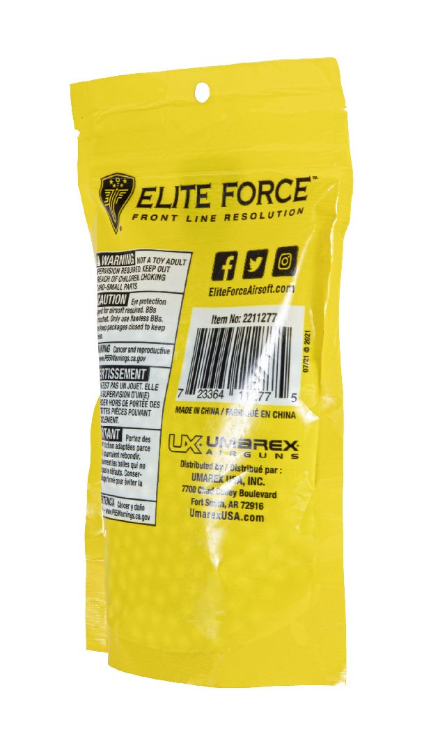 Umarex Elite Force Tracer BB's .20 gr (1000 ct, bag) - Green