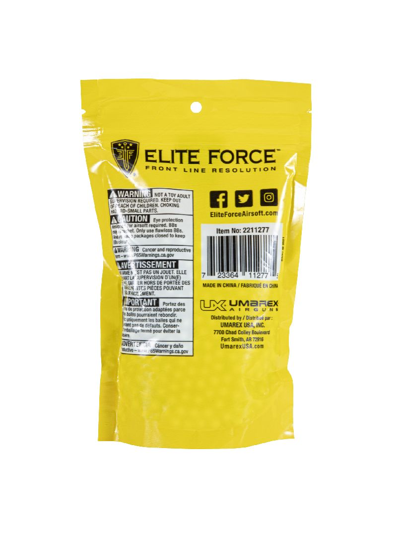 Umarex Elite Force Tracer BB's .20 gr (1000 ct, bag) - Green