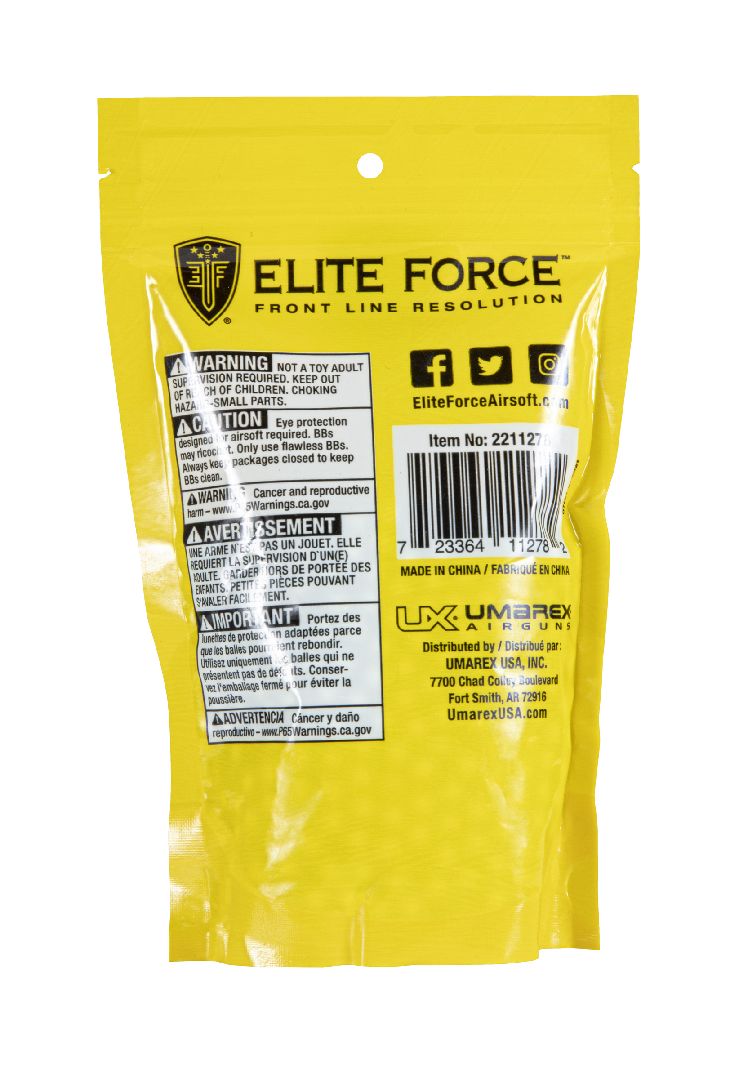 Umarex Elite Force Tracer BB's .25 gr (1000 ct, bag) - Green