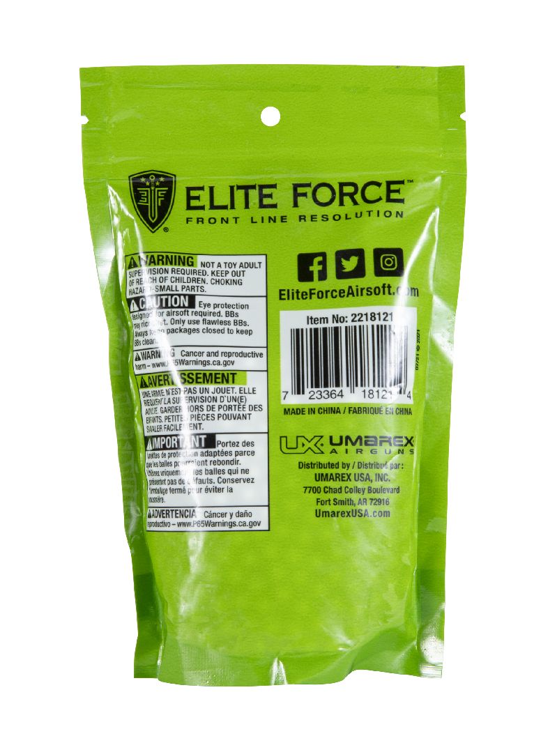 Umarex Elite Force Field BB's .25 gr (1000 ct, bag)